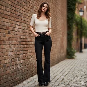 Old Navy Black Flare Jeans for Women